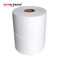 PP Spun bond Melt blown Non Woven Fabric H13 H14 Hepa Filter media Hot air cotton / FFP1 FFP2